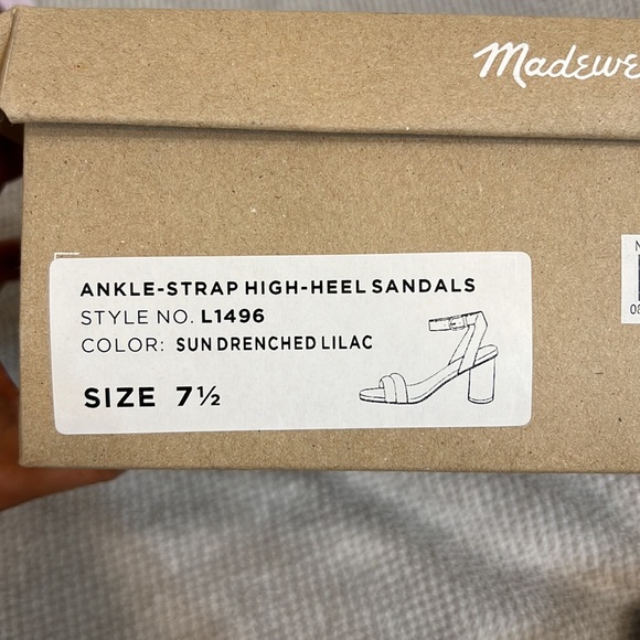 Madewell ankle strap, high heel sandals - Picture 8 of 9